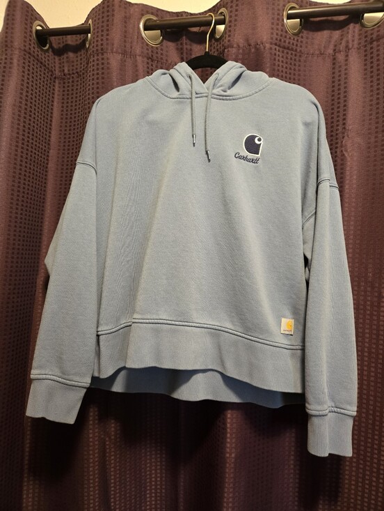 Carhartt Tops - Carhartt Powder Blue Logo Hoodie
